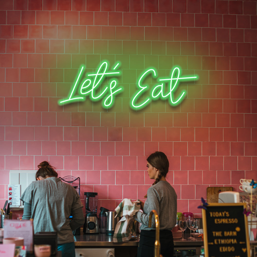 Let's Eat - LED Neon Sign