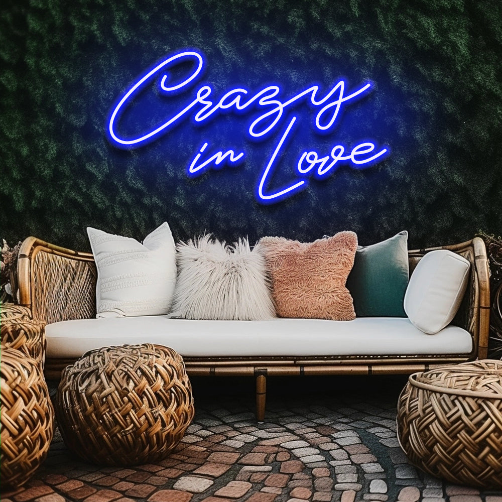 Crazy in Love LED Neon Sign - NeonNiche