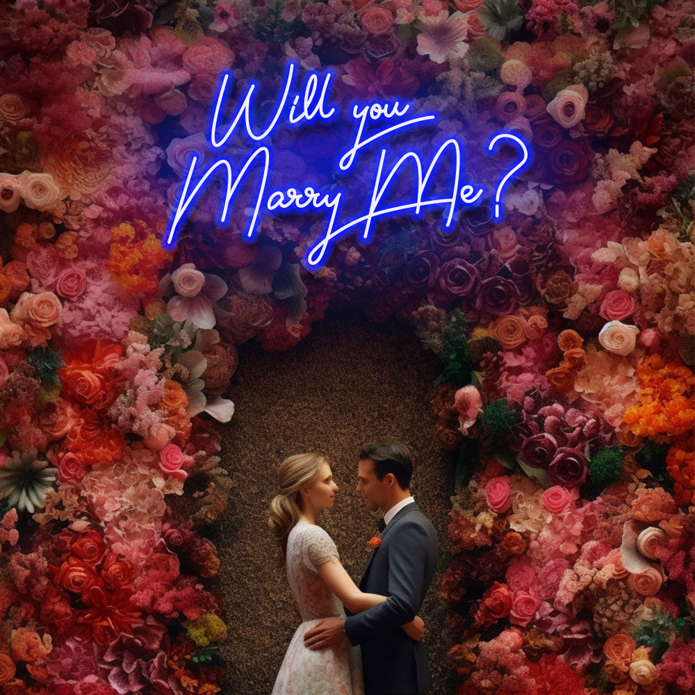 will you marry me LED Neon Sign - NeonNiche