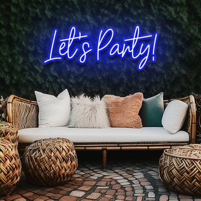 Let's Party LED Neon Sign - NeonNiche