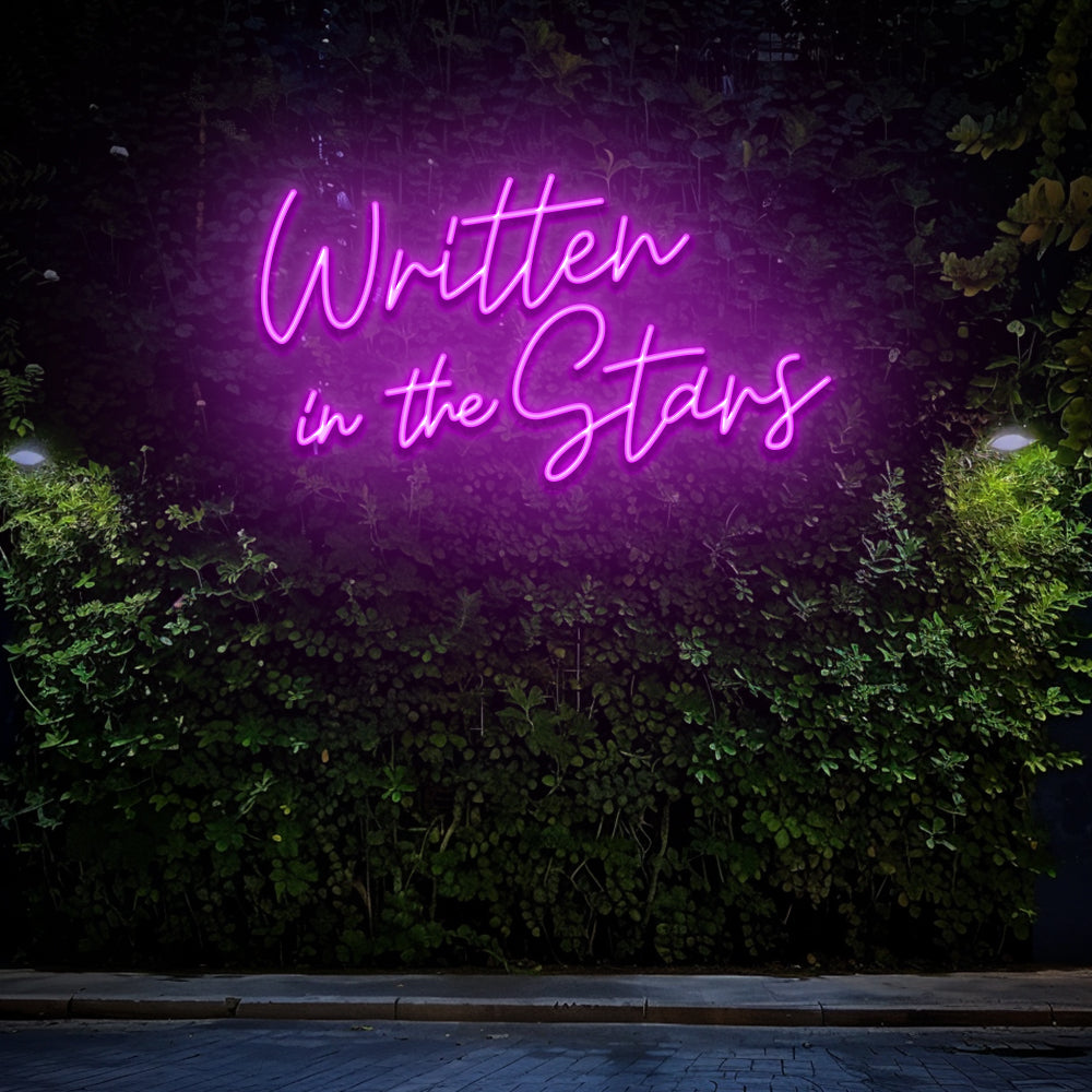 Written in the Stars - LED Neon Sign