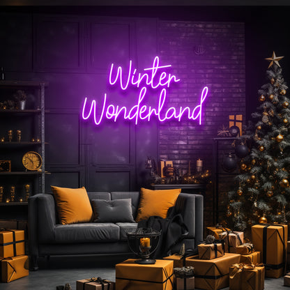 Winter Wonderland - LED Neon Sign