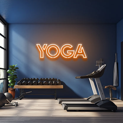 Yoga - Letrero de neón LED