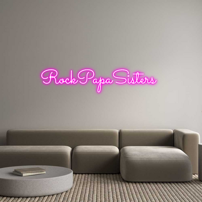 Custom Neon: RockPapaSiste...