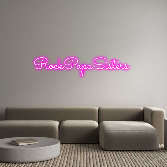 Custom Neon: RockPapaSiste...