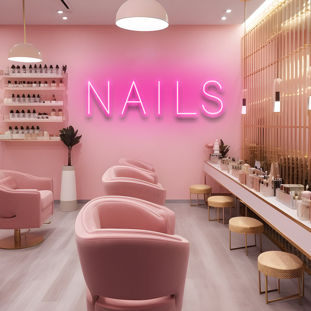 Nails - LED Neon Sign