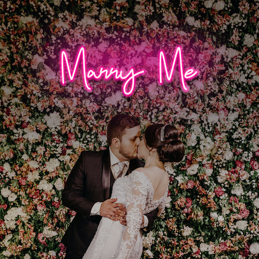 Marry Me - LED Neon Sign