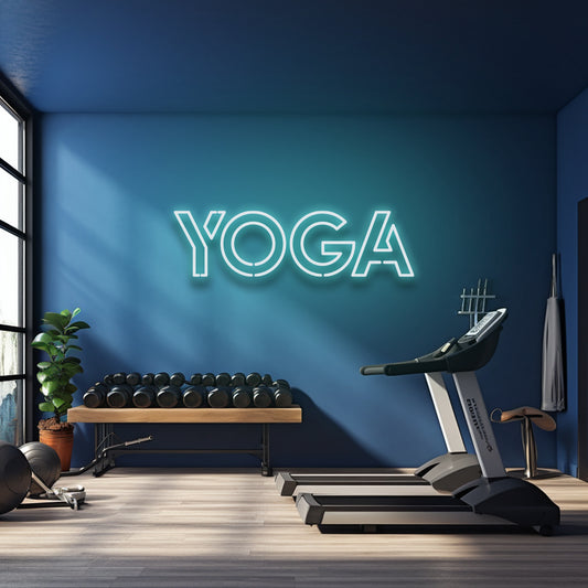 Yoga - Letrero de neón LED