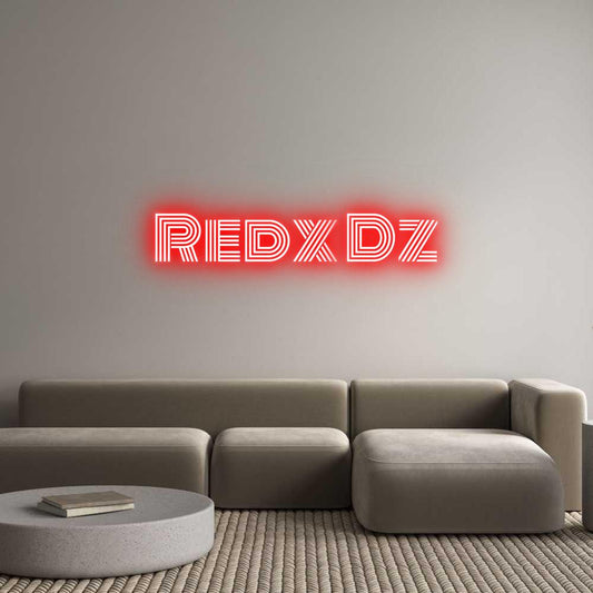 Custom Neon: Redx Dz - NeonNiche