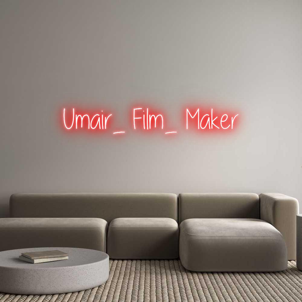 Custom Neon: Umair_ Film_ ... - NeonNiche