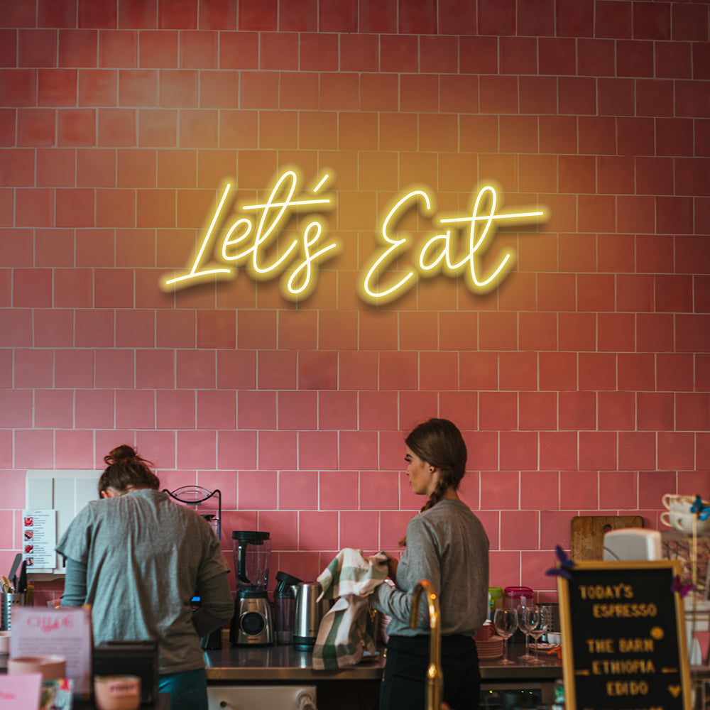 Let's Eat - LED Neon Sign
