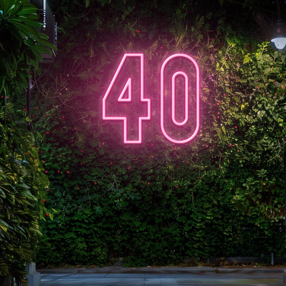 40 Hand Sign 40 - LED Neon Sign – NeonNiche
