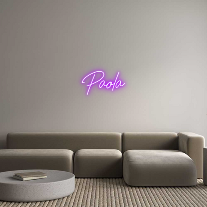 Custom Neon: Paola
