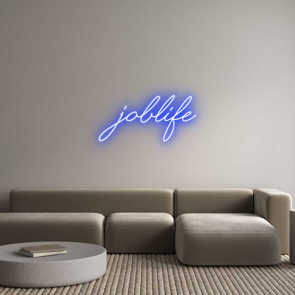 Custom Neon: joblife - NeonNiche