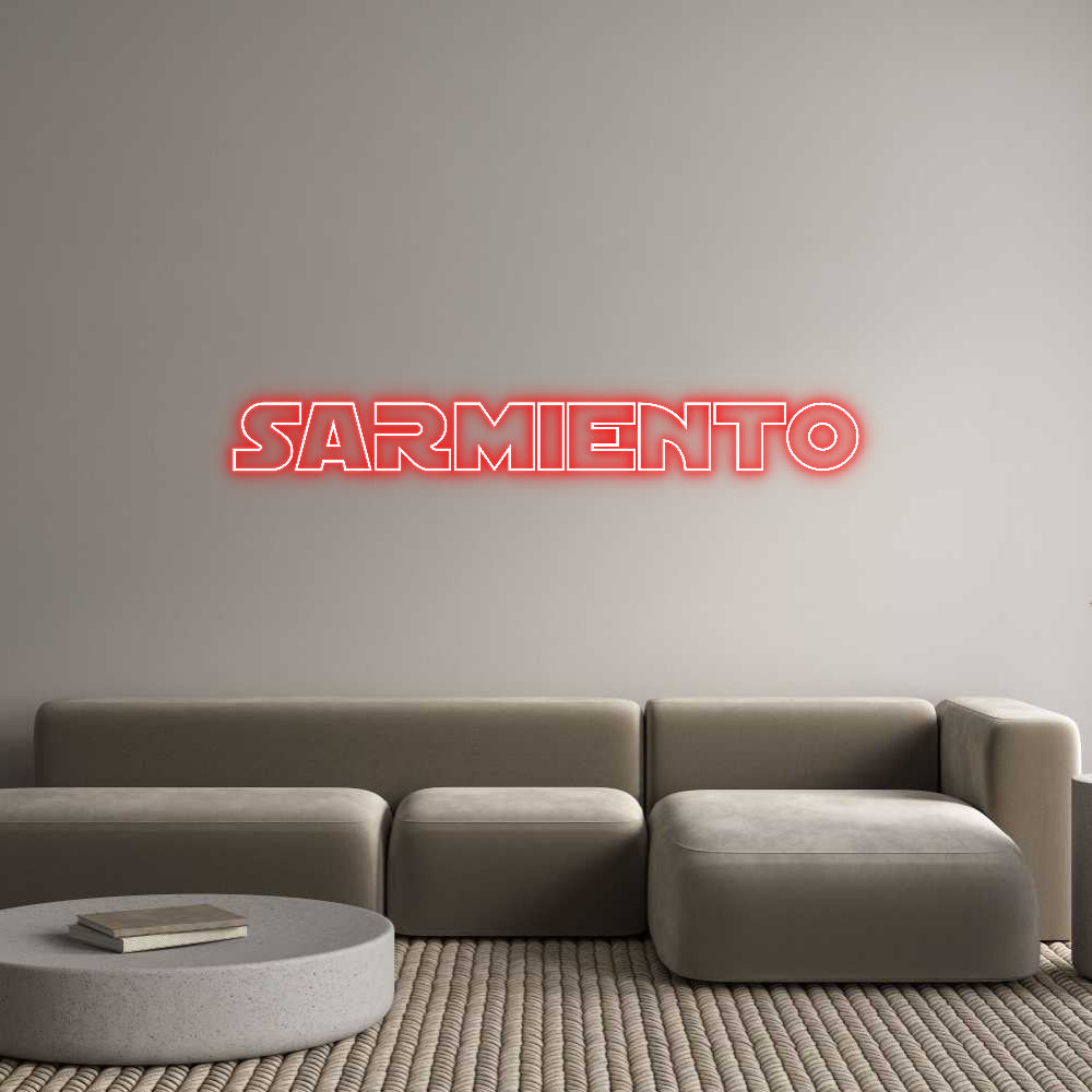 Custom Neon: SARMIENTO - NeonNiche