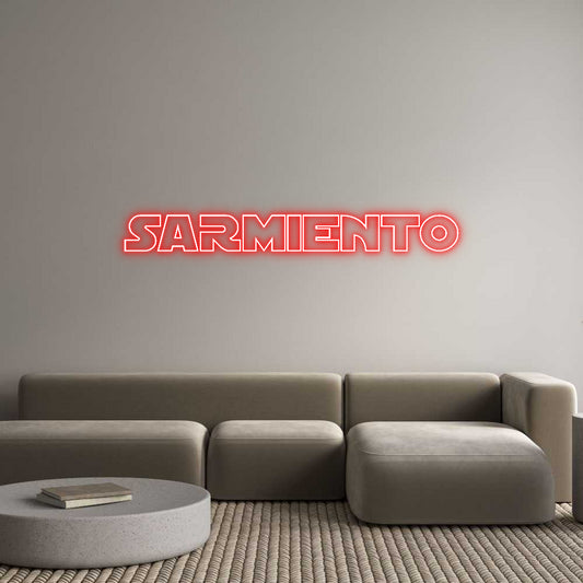 Custom Neon: SARMIENTO - NeonNiche