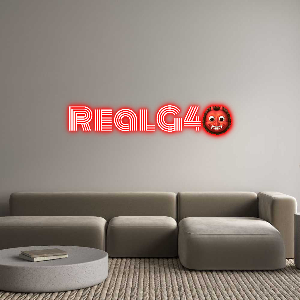 Custom Neon: RealG4👹 - NeonNiche