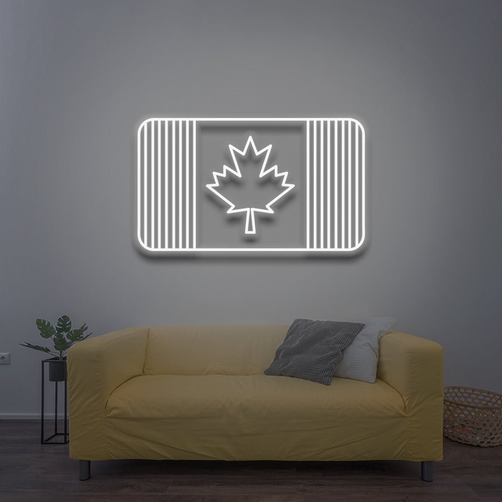 Canada Flag - LED Neon Sign - NeonNiche