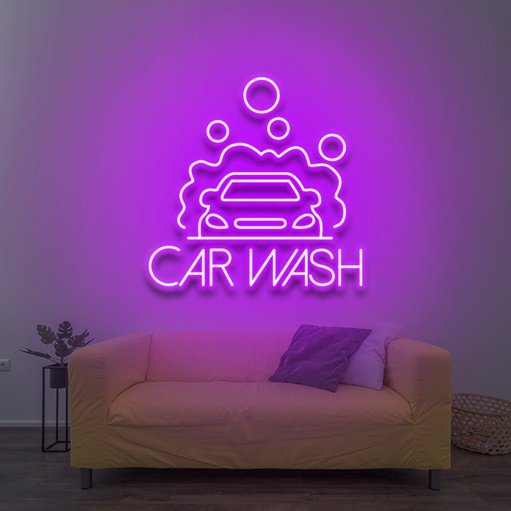 Car Wash - LED Neon Sign - NeonNiche