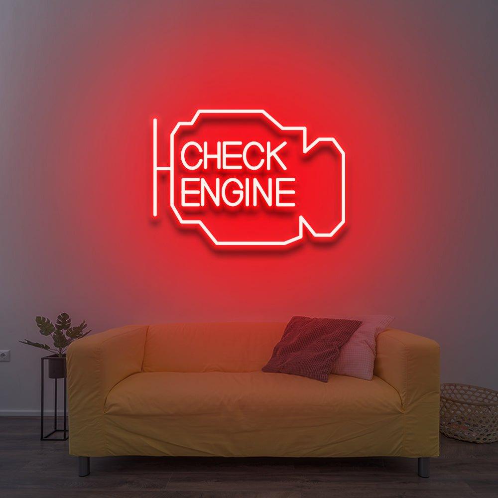 Check Engine - LED Neon Sign – NeonNiche