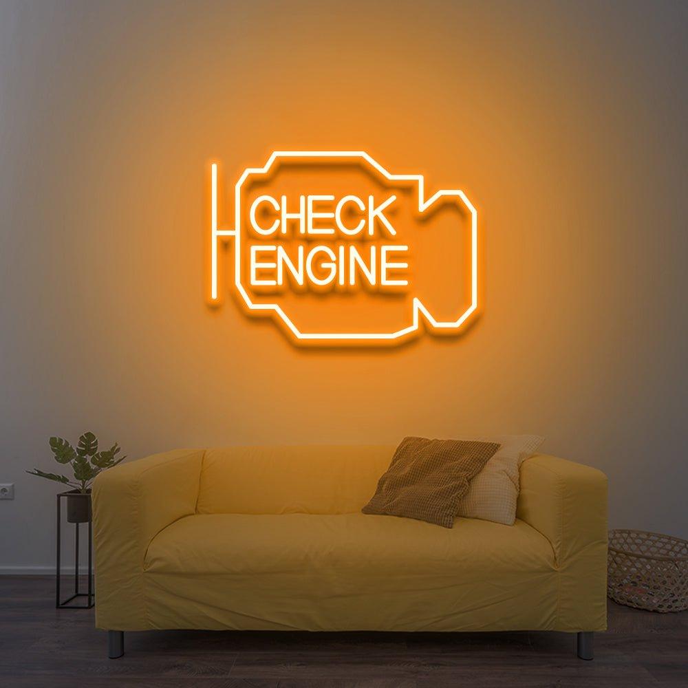 Check Engine - LED Neon Sign – NeonNiche