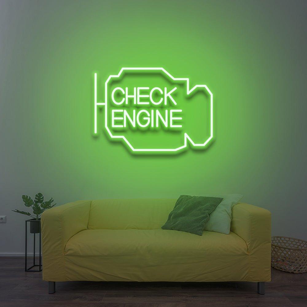 Check Engine - LED Neon Sign – NeonNiche