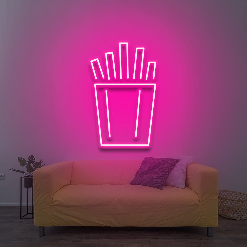 French Fries - LED Neon Sign - NeonNiche