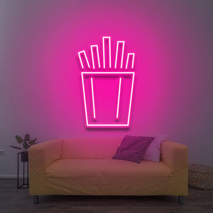 French Fries - LED Neon Sign - NeonNiche