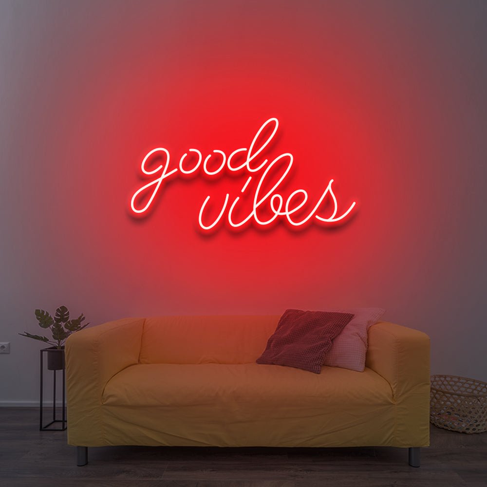 Good Vibes - LED Neon Sign - NeonNiche