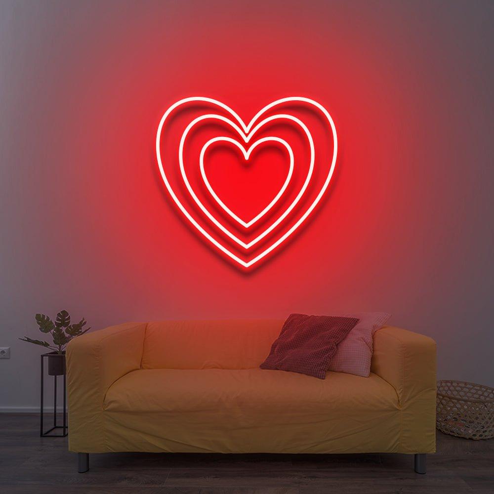 Heart Led Custom Heart LED Neon Sign – NeonNiche