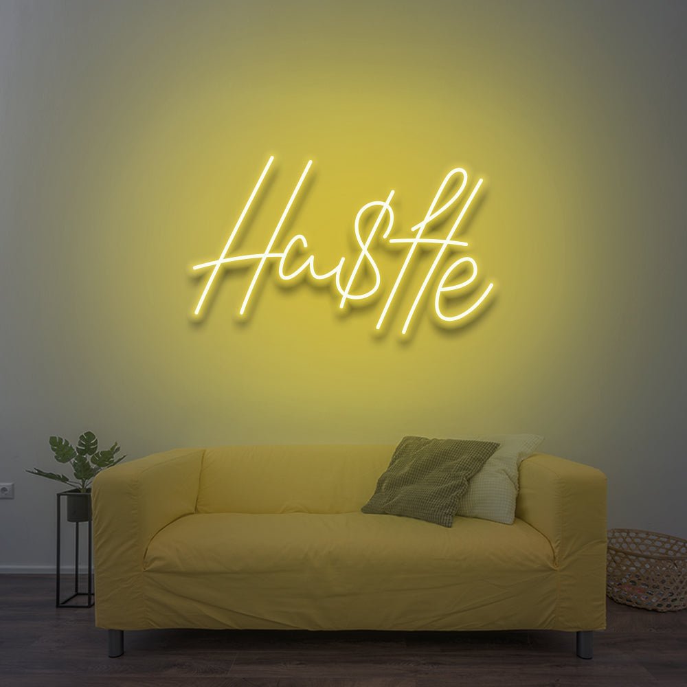 Hustle - LED Neon Sign - NeonNiche