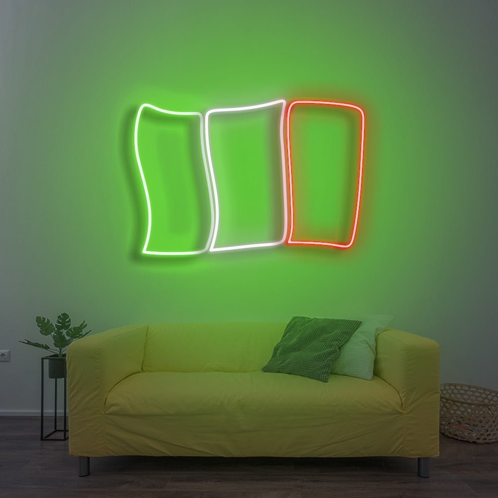 Italy Flag - LED Neon Sign - NeonNiche
