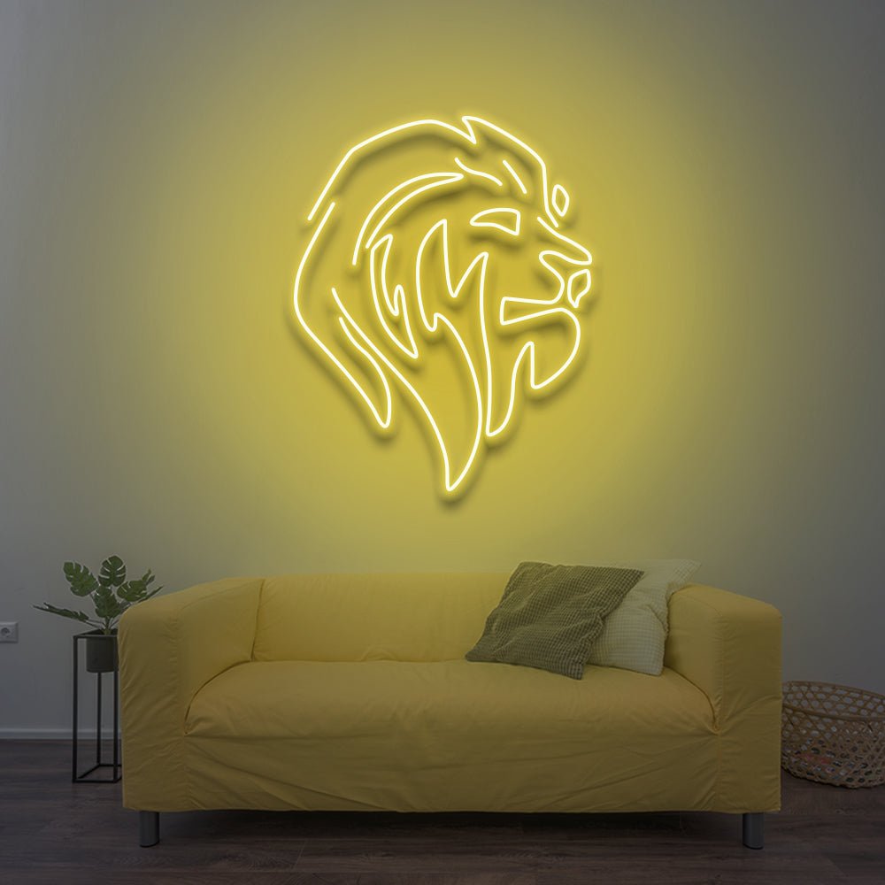 Lion (King of The Jungle) - LED Neon Sign - NeonNiche