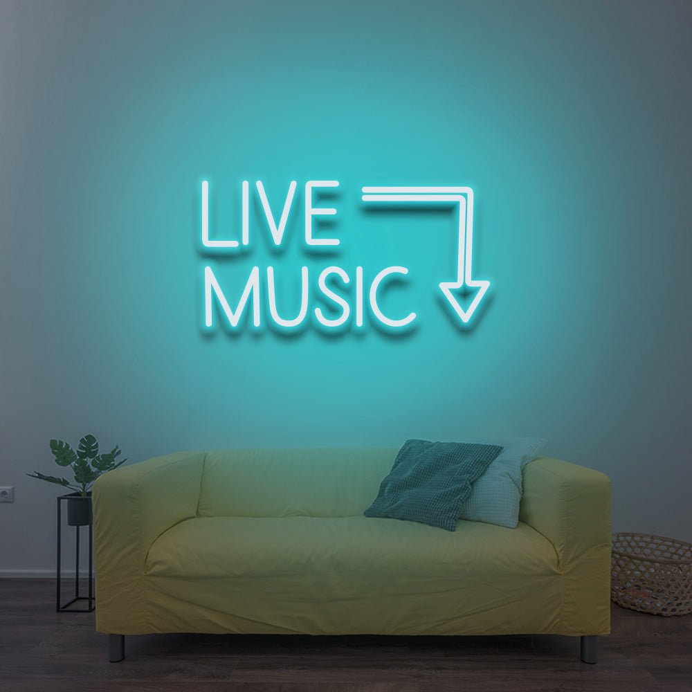 Live Music - LED Neon Sign - NeonNiche