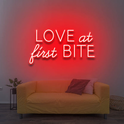 Love At First Bite - LED Neon Sign - NeonNiche