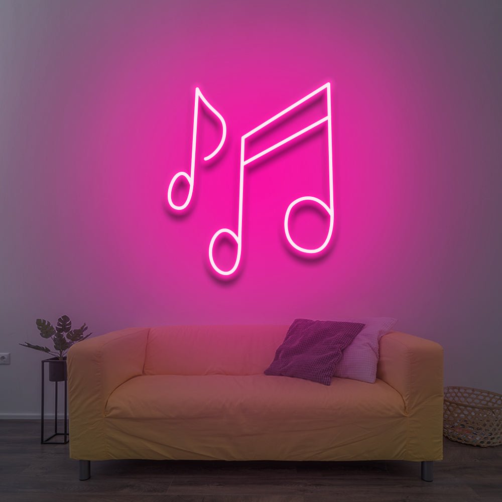 Music Notes - LED Neon Sign - NeonNiche