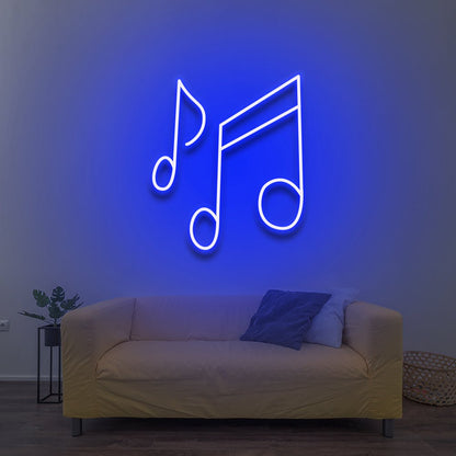 Music Notes - LED Neon Sign - NeonNiche