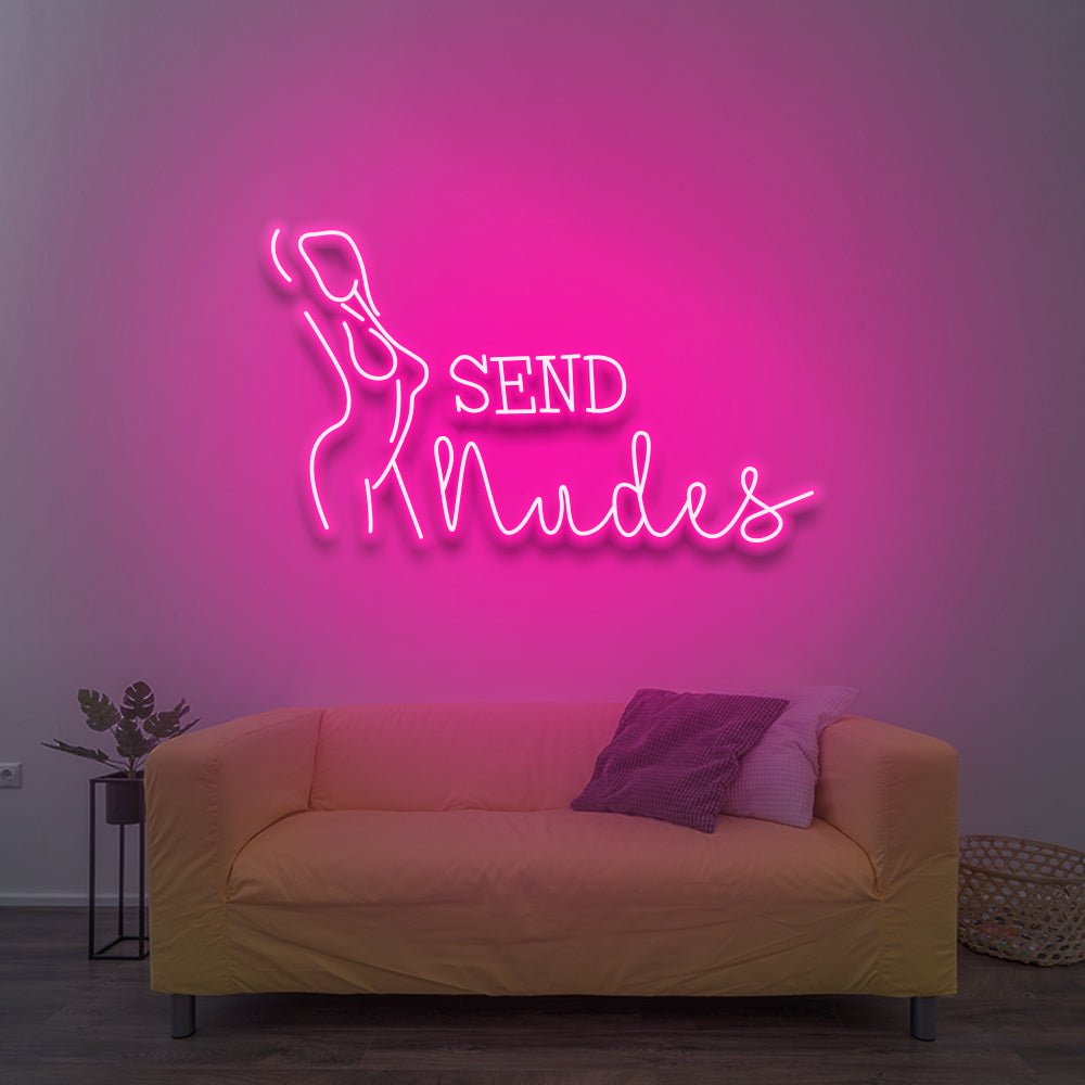 Send Nudes - LED Neon Sign - NeonNiche