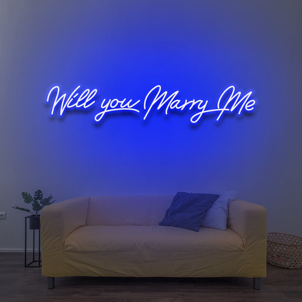 Will You Marry Me - LED Neon Sign - NeonNiche