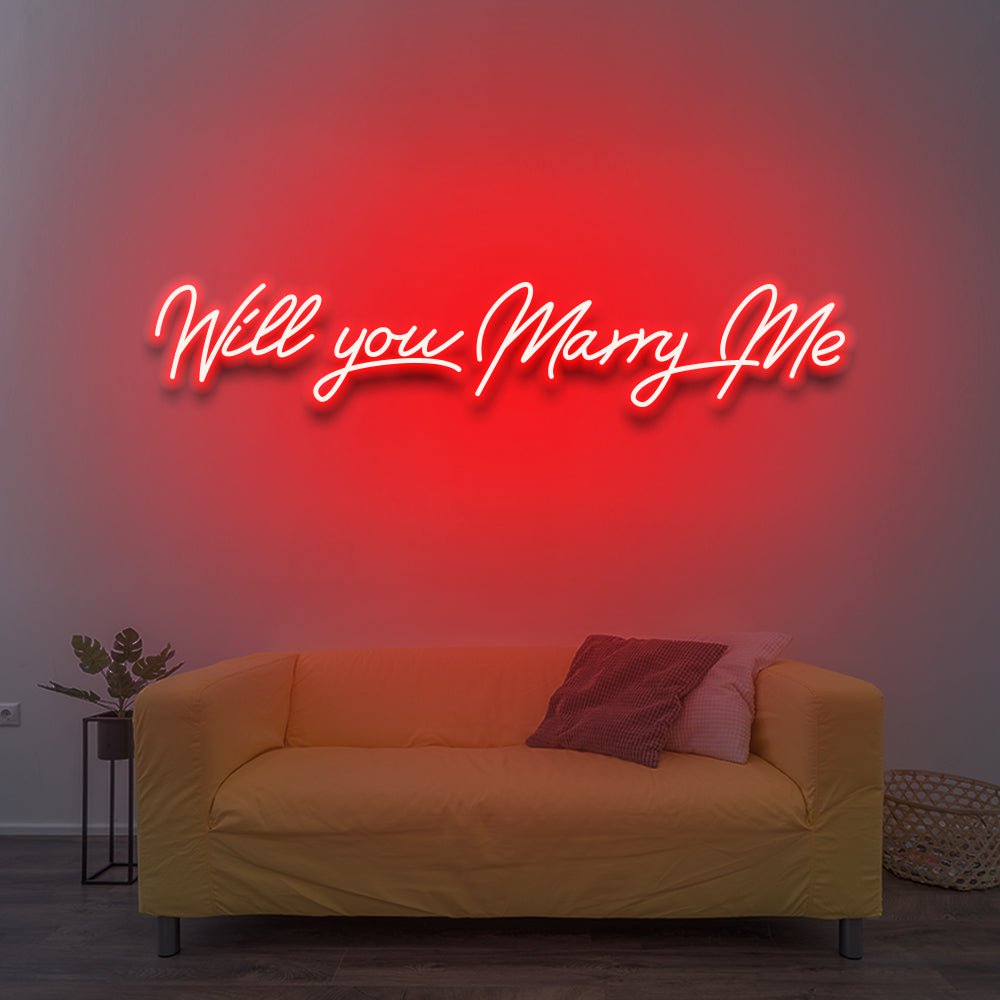 Will You Marry Me - LED Neon Sign - NeonNiche
